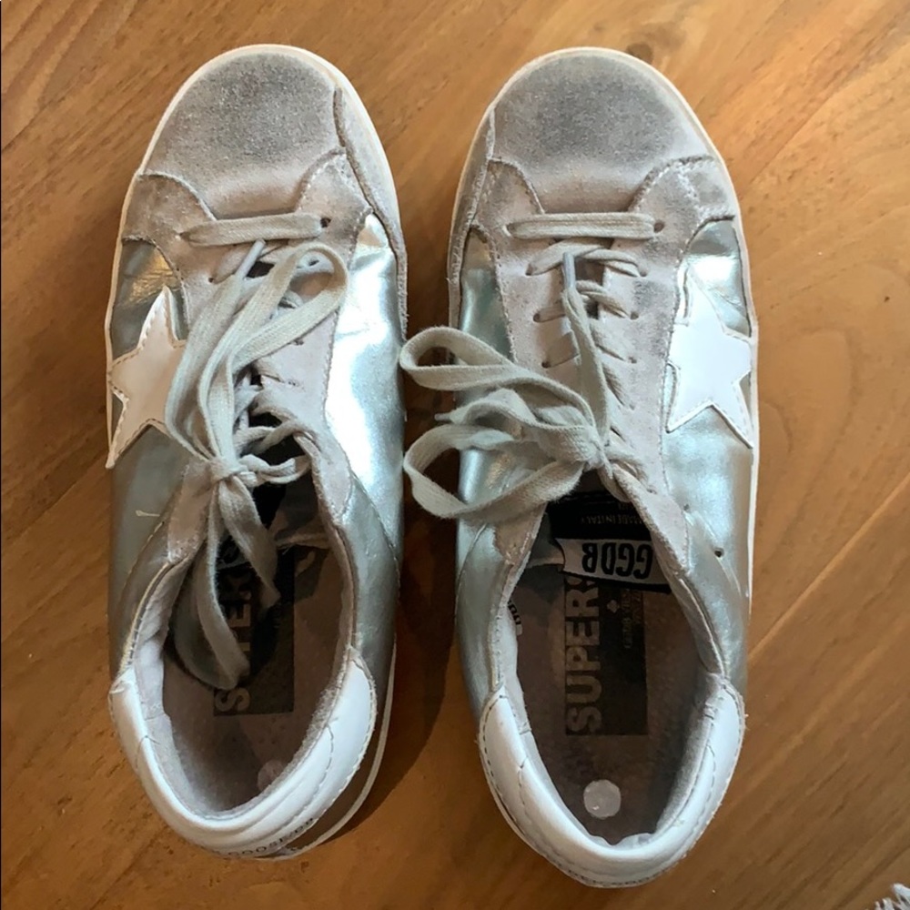 Silver golden goose superstars